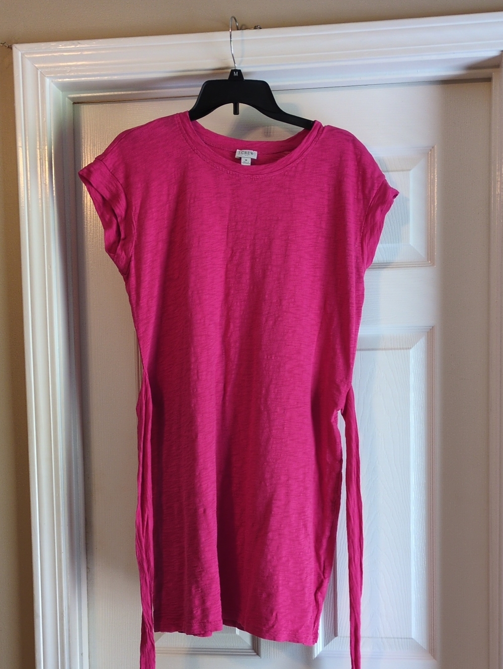 J Crew 100% Cotton Bright Pink Dress